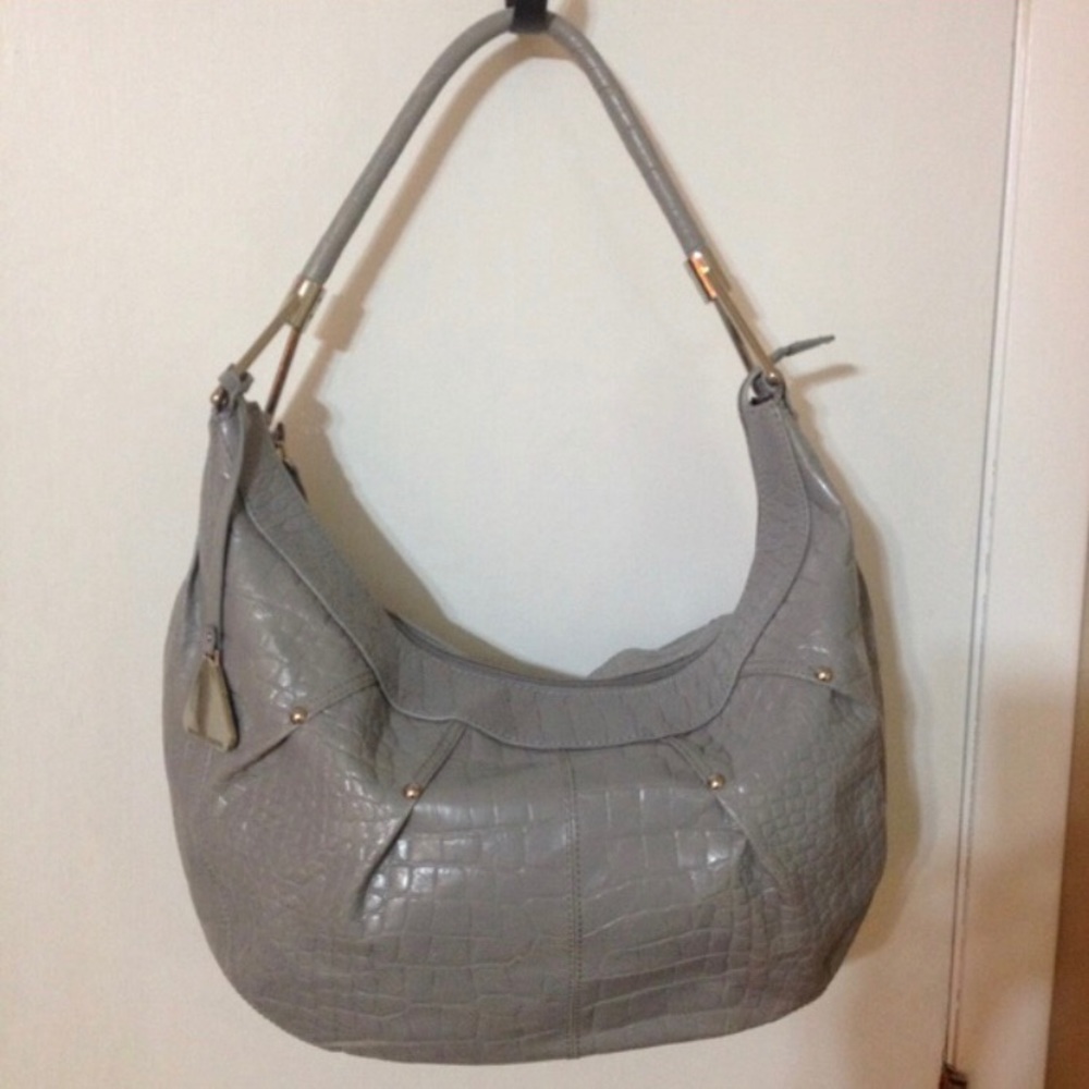 Franco Sarto leather gray bag - Picture 3 of 7